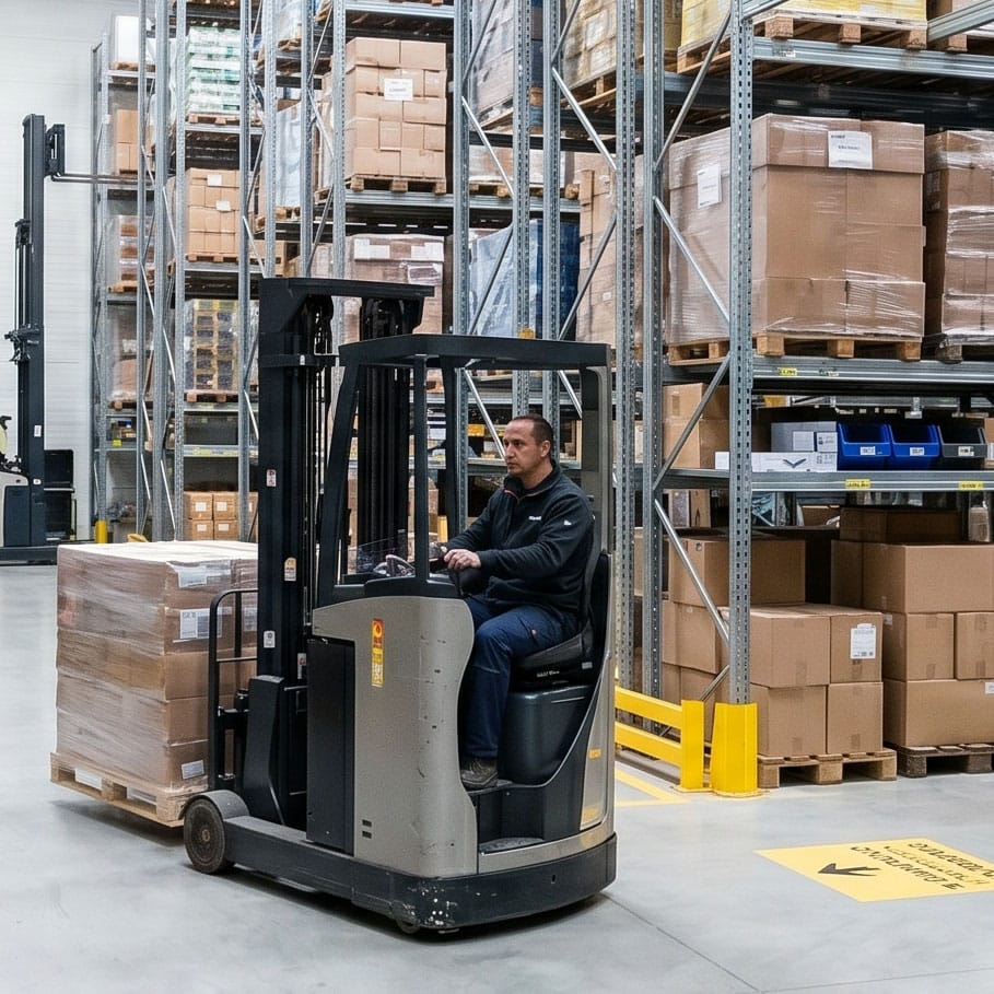Allées de palettes et gestion de stock sécurisée à Crouy