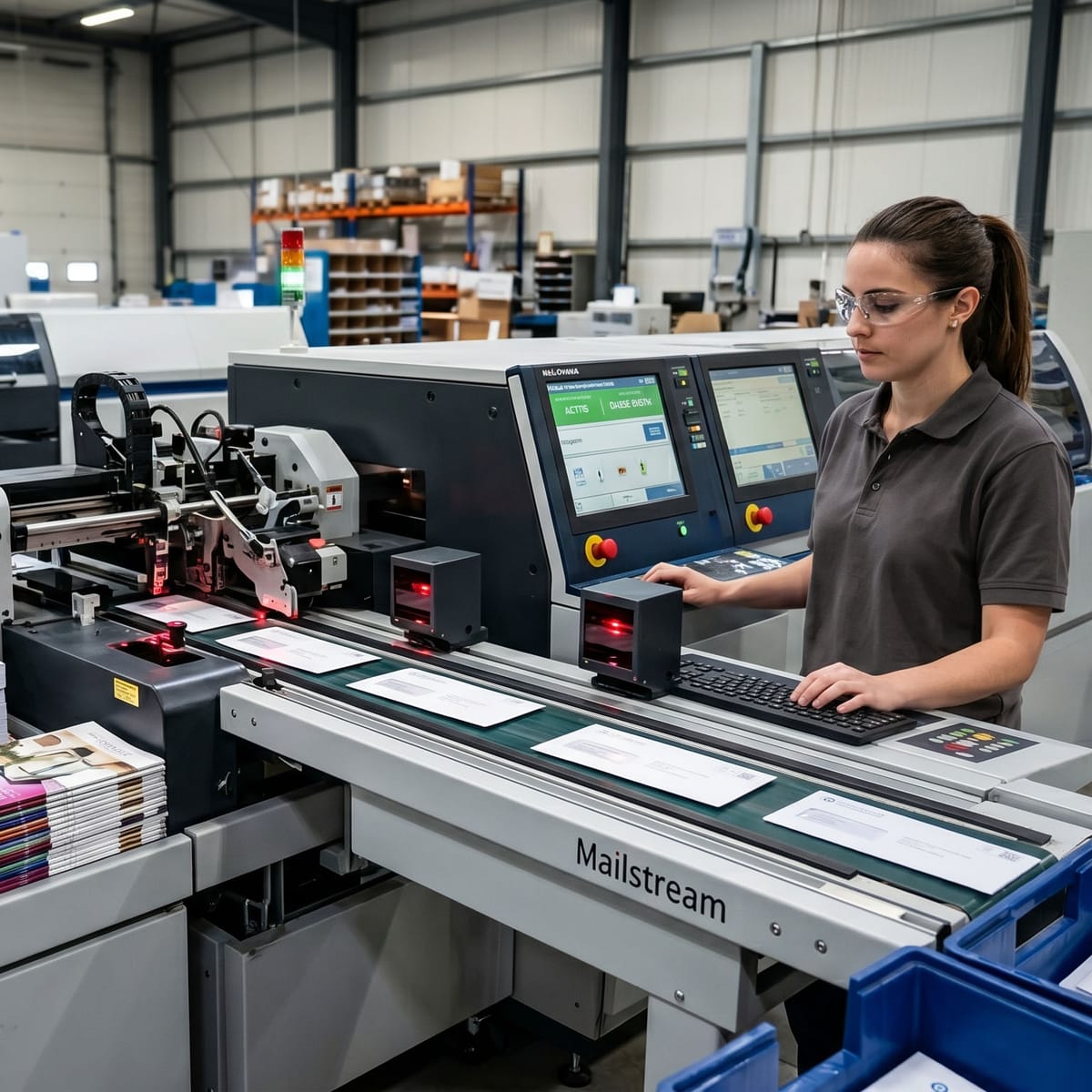 Machine de mise sous pli automatique haute cadence