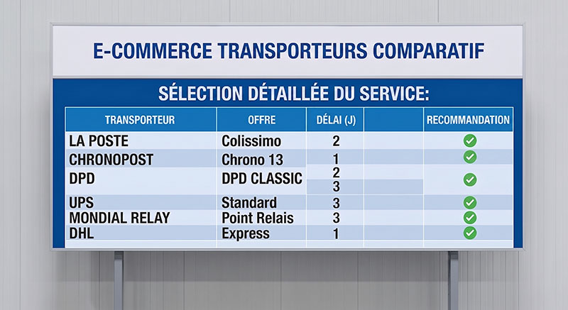 Quel transporteur choisir pour son e-commerce ?